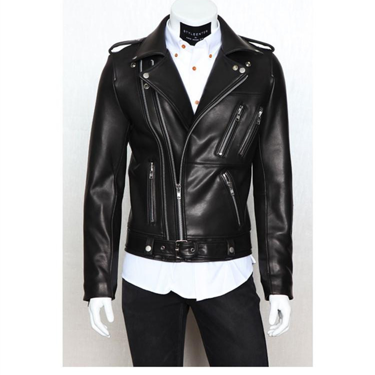 Motorcycle PU Leather Jacket f – обзор и цена Streetwear Brand Jacket