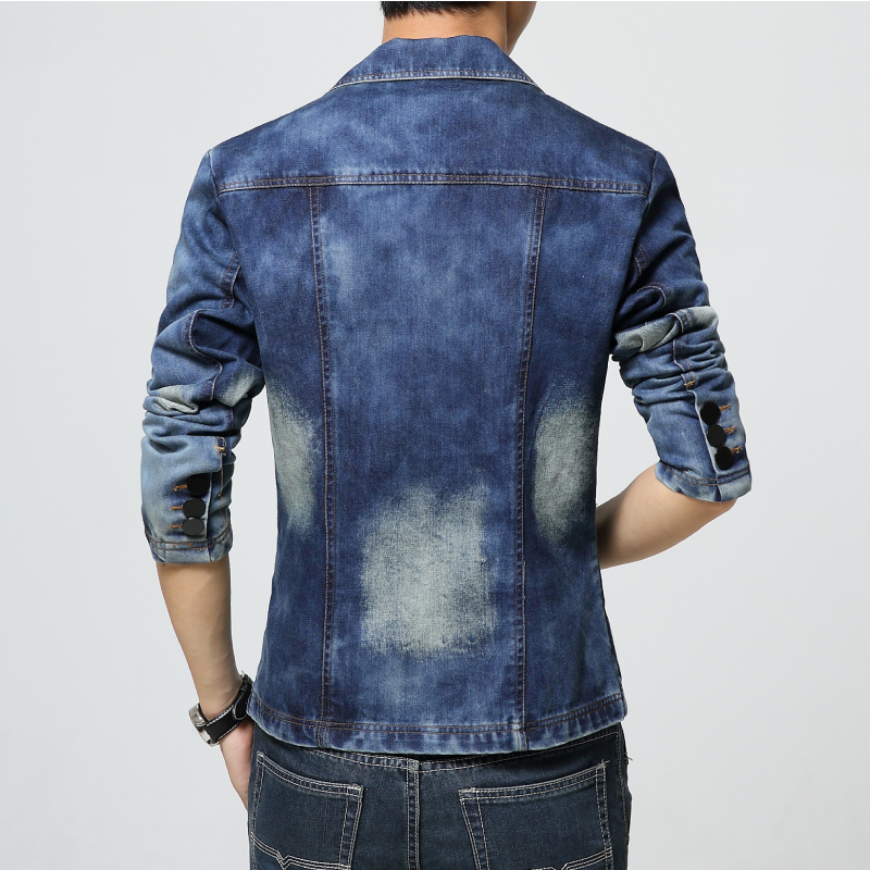 Denim Suit Jacket Brand Men's  – обзор и цена Streetwear Brand Jacket