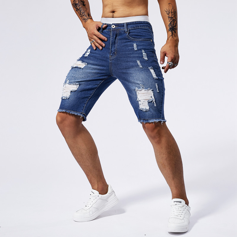 2025 Summer New Men's Ripped D – обзор и цена Streetwear Brand Jacket