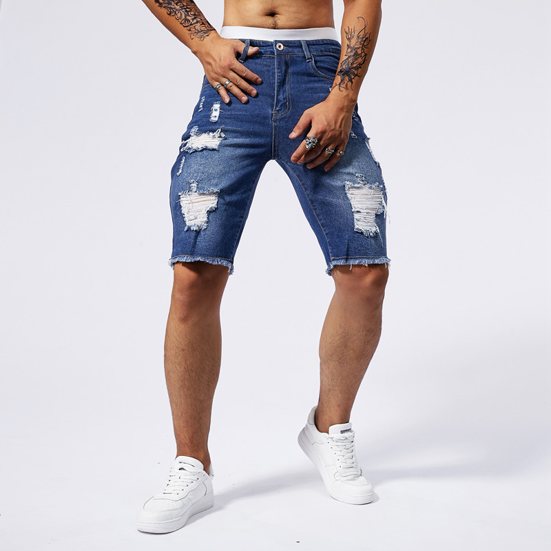 2025 Summer New Men's Ripped D – обзор и цена Streetwear Brand Jacket