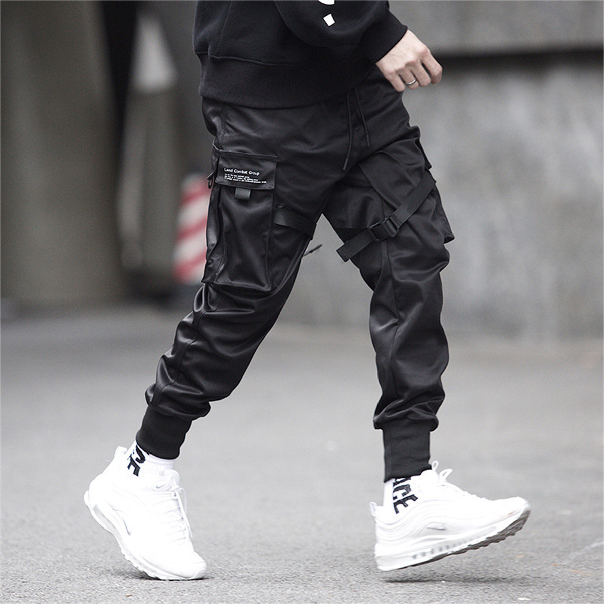 Black Hip Hop Cargo Pants Summ – обзор и цена Streetwear Brand Jacket
