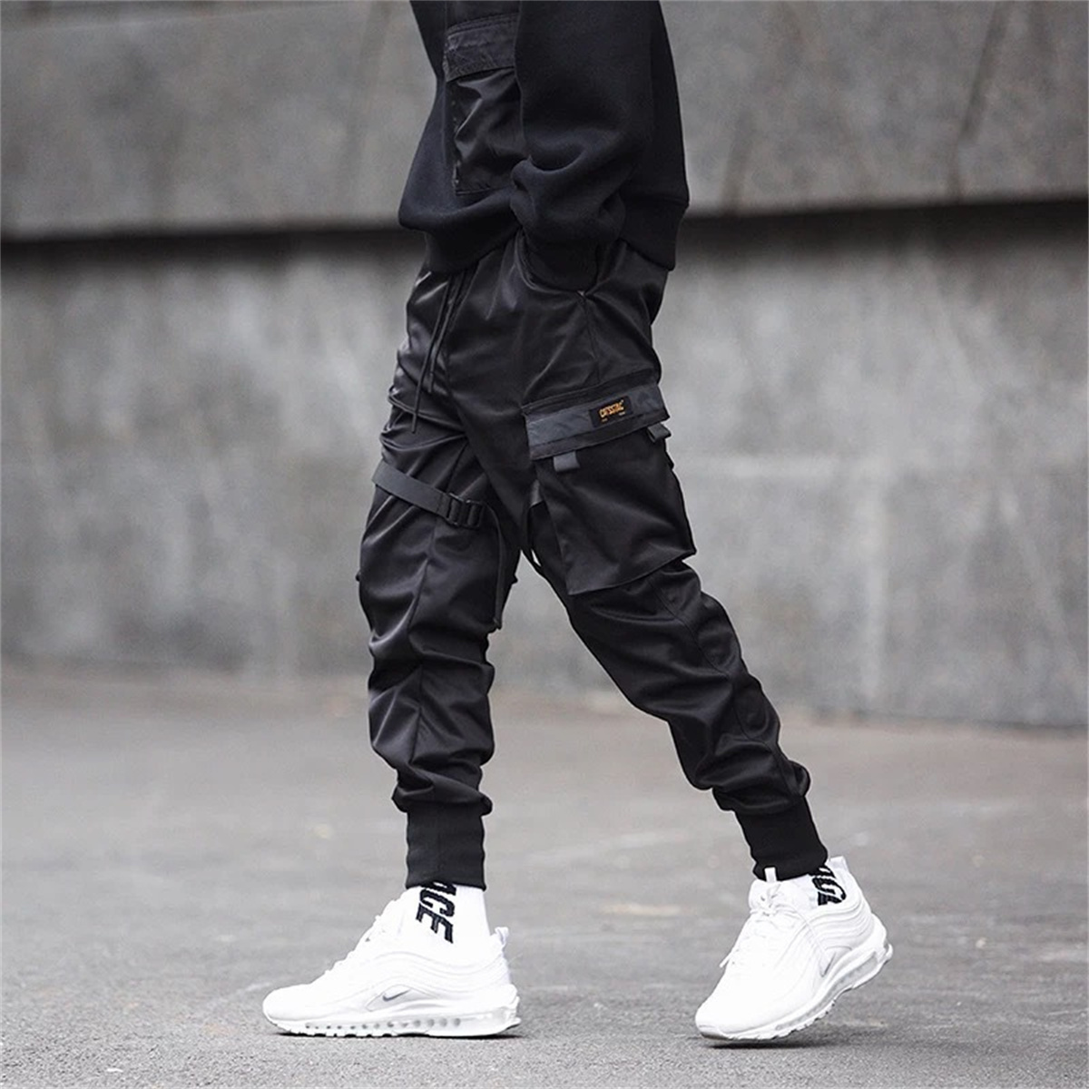 Black Hip Hop Cargo Pants Summ – обзор и цена Streetwear Brand Jacket