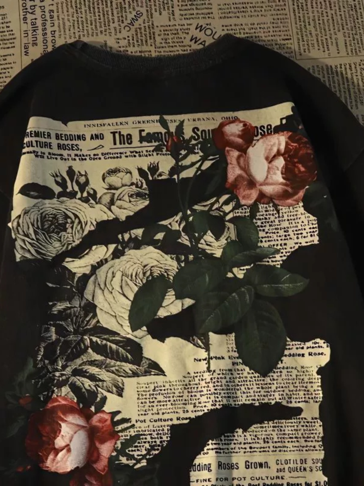 New 2025 Rose Short-sleeved Am – обзор и цена Streetwear Brand Niche