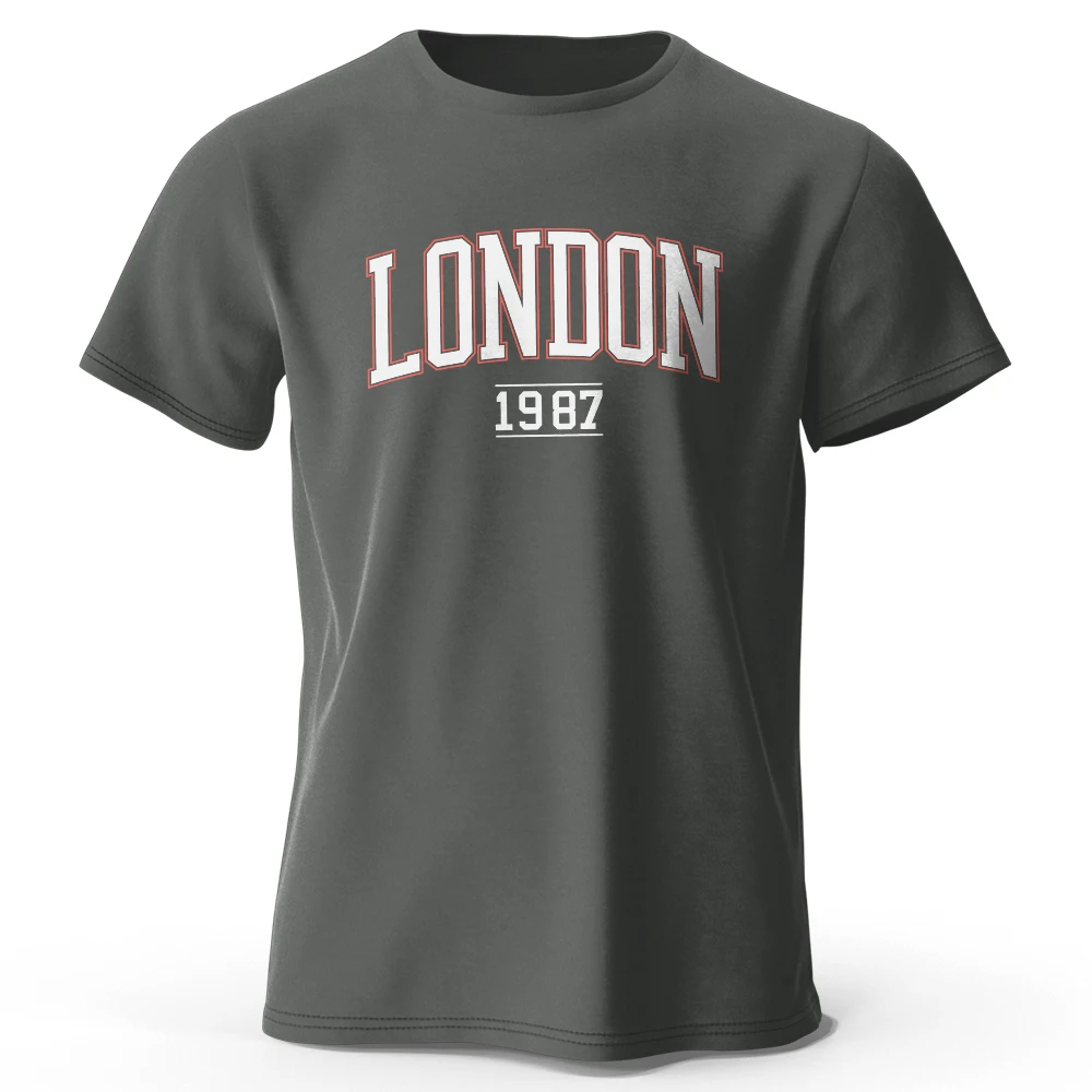 S-4XL Men's London 1987 Vintag – обзор и цена Streetwear Brand London